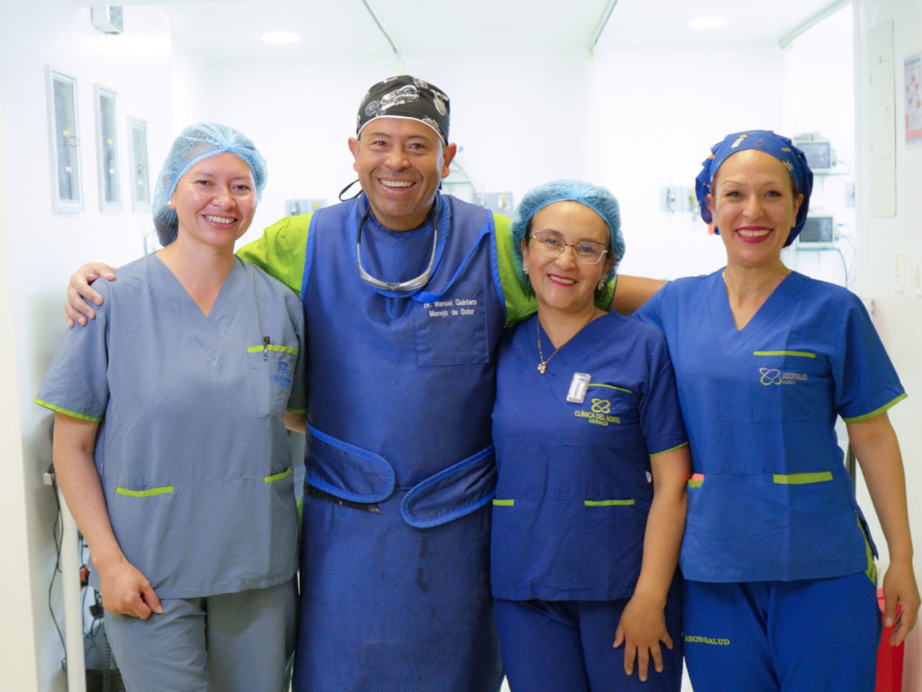 equipo médico Clinica del Dolor Tunja